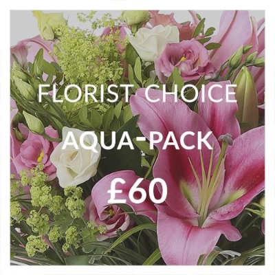 Florist Choice Aqua pack £60