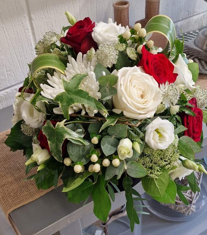 Red & White Hatbox