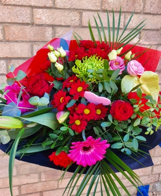 Valentine's Hand Tied Bouquet