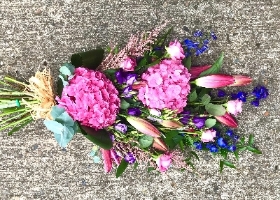 Hydrangea Pink & Purple Sheaf