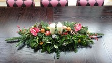 Large Festive Candle Arrangement