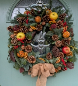 Luxury Christmas door wreath